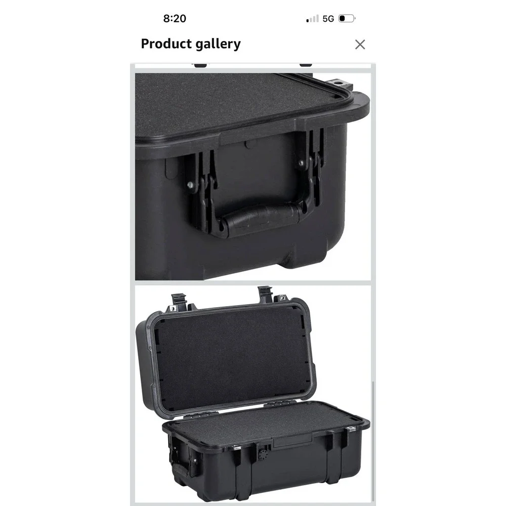 MEIJIA Portable All Weather Waterproof Protective‎ Case, Hard Case Foam Interior